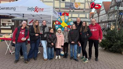 Infostand-Weihnachtsmarkt
